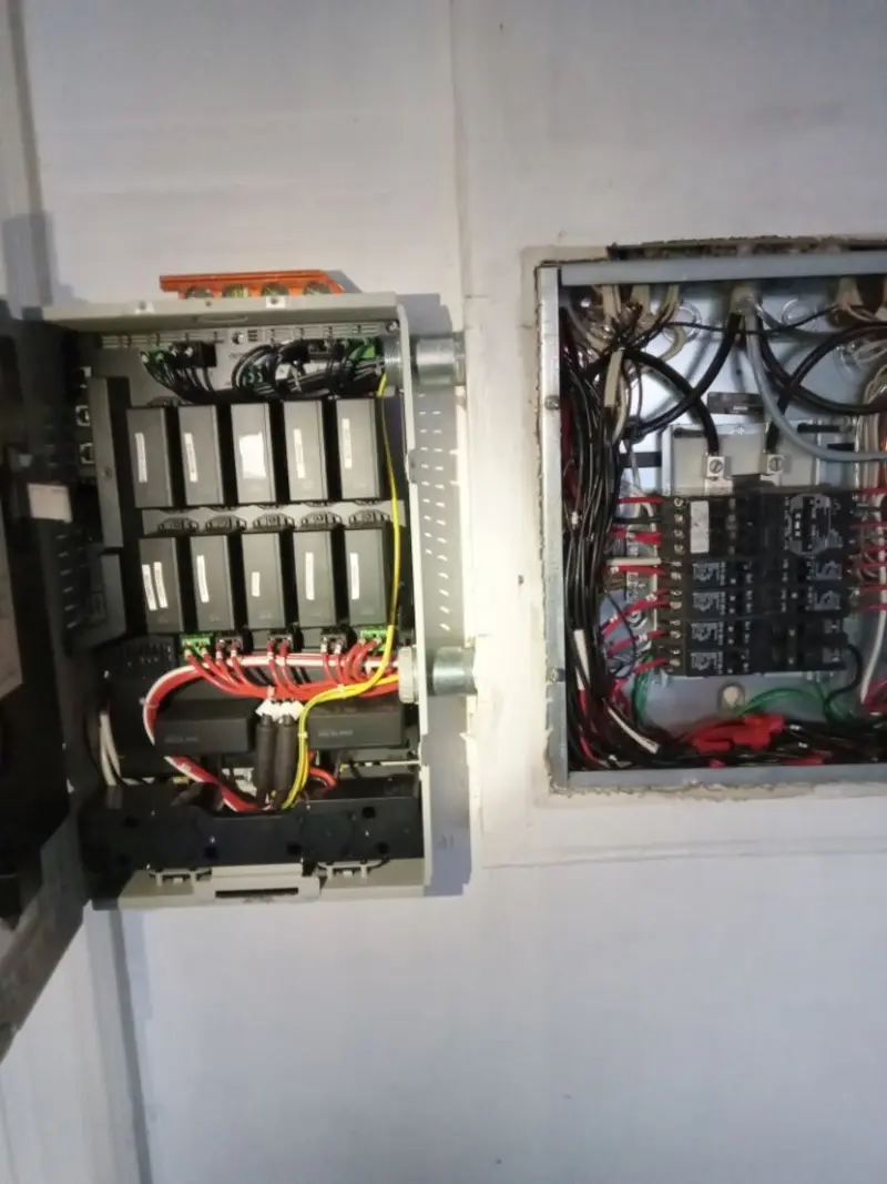 Electrical panel upgrade completed for Indoor Lighting Installation in Raton